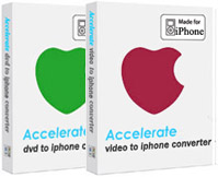 Accelerate DVD + Video to iPhone Converter